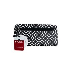 NWT Mundi Black & White Wallet Clutch Credit Card Holder Boxed Classic